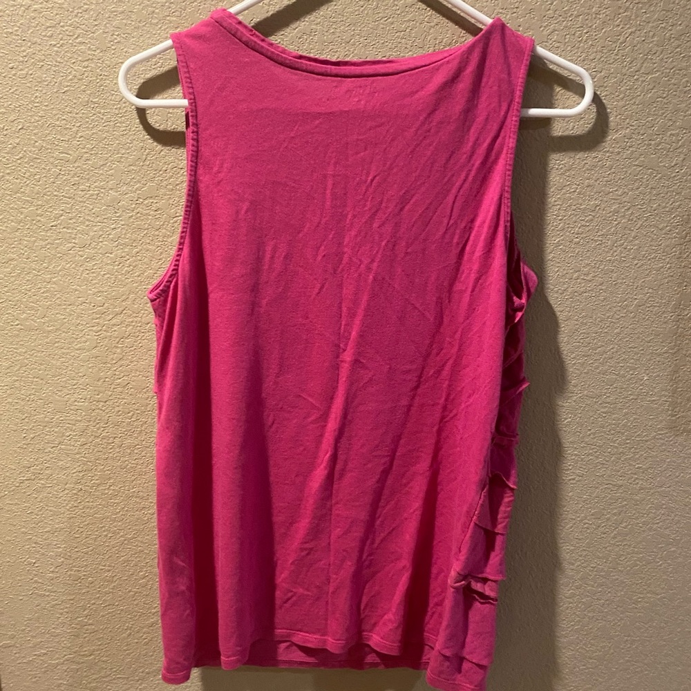 Pink Ruffle Tank! - Picture 3 of 4